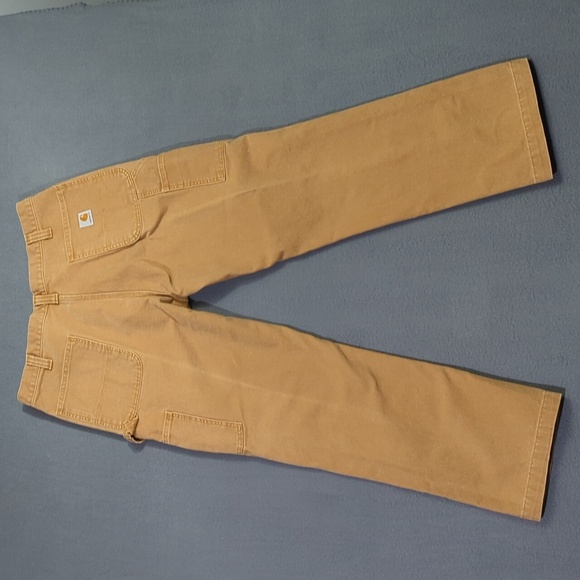 Carhartt Pants Men's 35x30 Brown Double Knee Relaxed Fit Duck Canvas 10098-211 - Picture 2 of 12